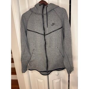 Nike Tech Fleece Full Zip Hoodie Men's Gray Size XL